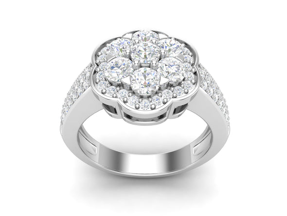 2 CTW White CZ Solitaire Wedding Ring for Men