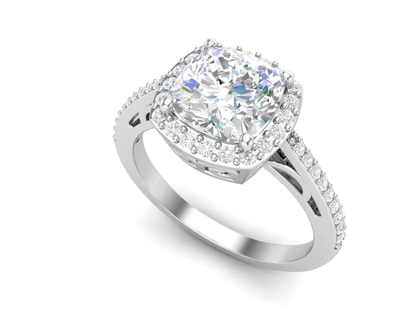 2.52 CTW White CZ Solitaire Wedding Ring