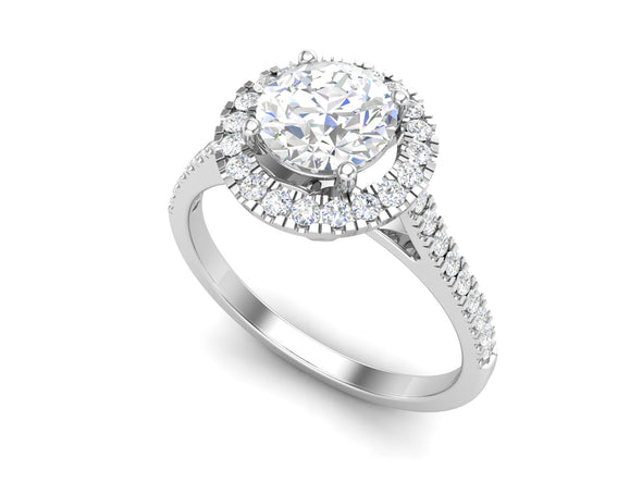 1.20 CTW White CZ Solitaire Wedding Ring