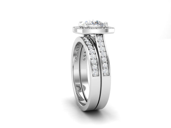 2.65 CTW White CZ Solitaire Wedding Ring for Men