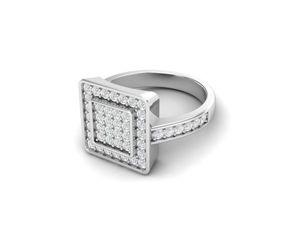 0.40 CTW White CZ Solitaire Wedding Ring for Men