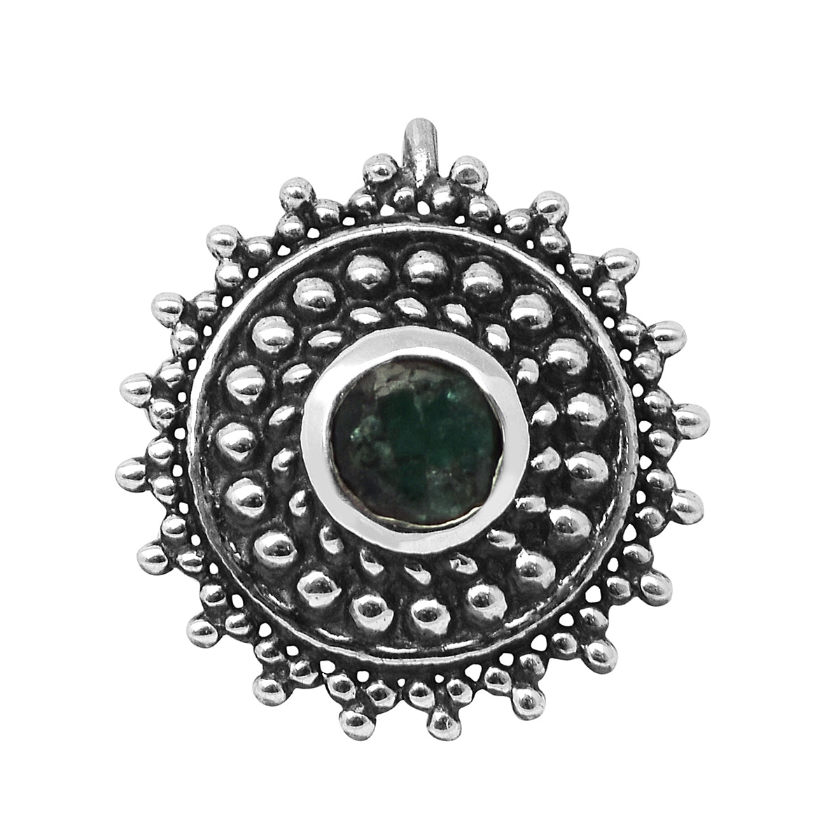 silver nose pin 