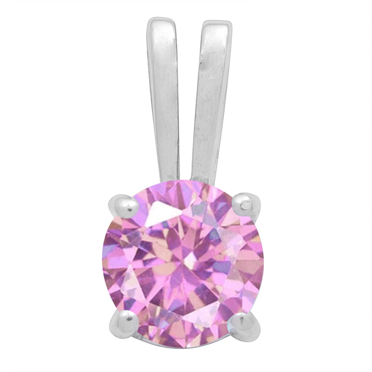 Round Cut Tiny Multi Choice Gemstone Pendant
