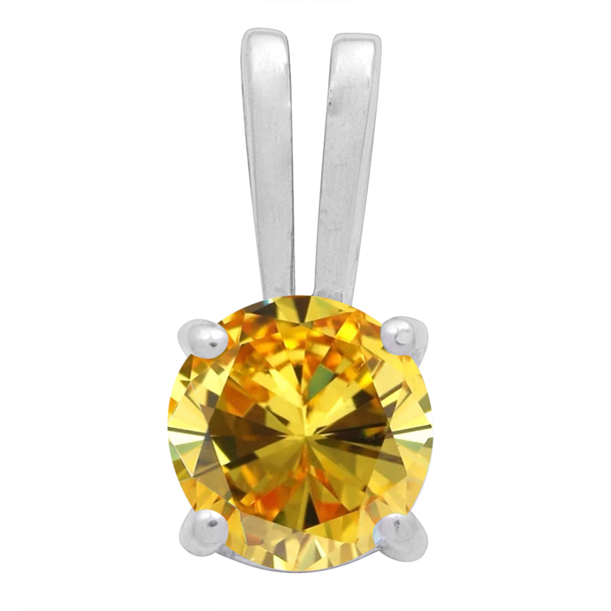 Round Cut Tiny Multi Choice Gemstone Pendant