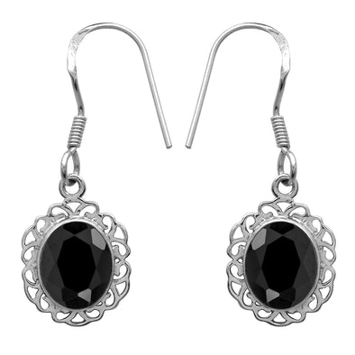 silver earrings