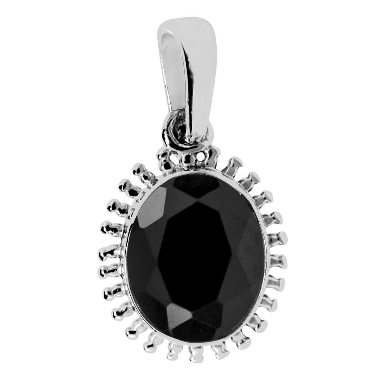 Solitaire Oval Cut Multi Choice Gemstone Pendant