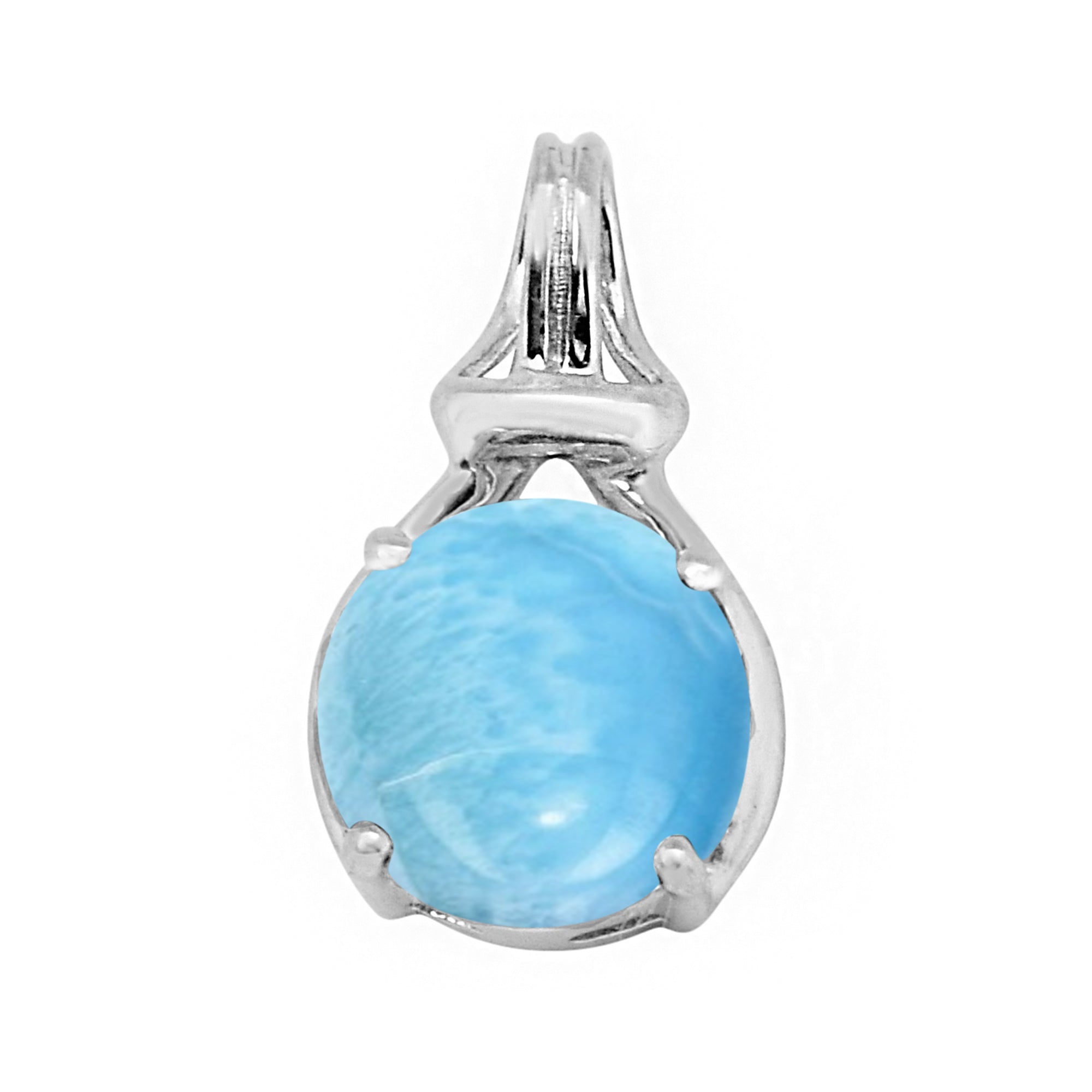 Solitaire Round Cut Multi Choice Gemstone Pendant