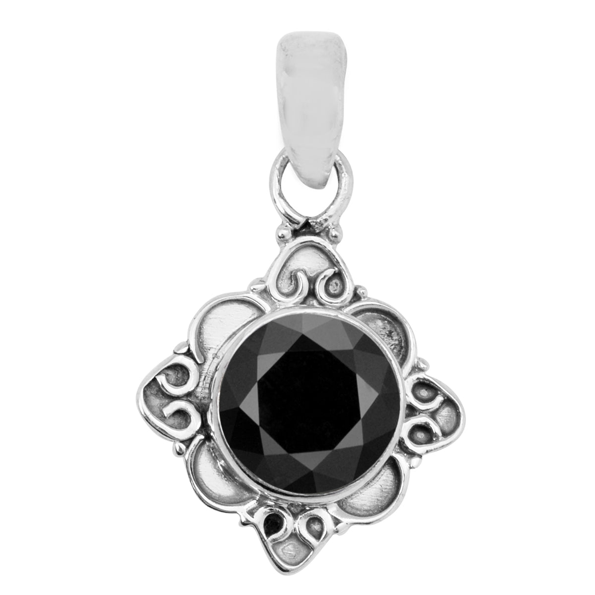 Vintage Round Cut Multi Choice Gemstone Pendant