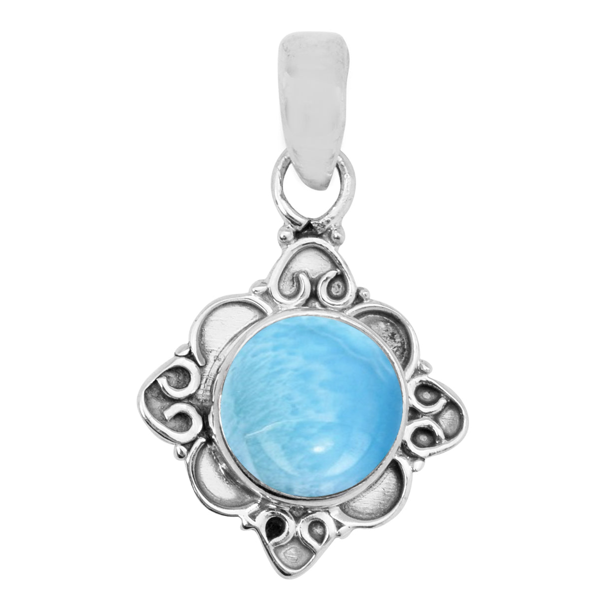 Vintage Round Cut Multi Choice Gemstone Pendant