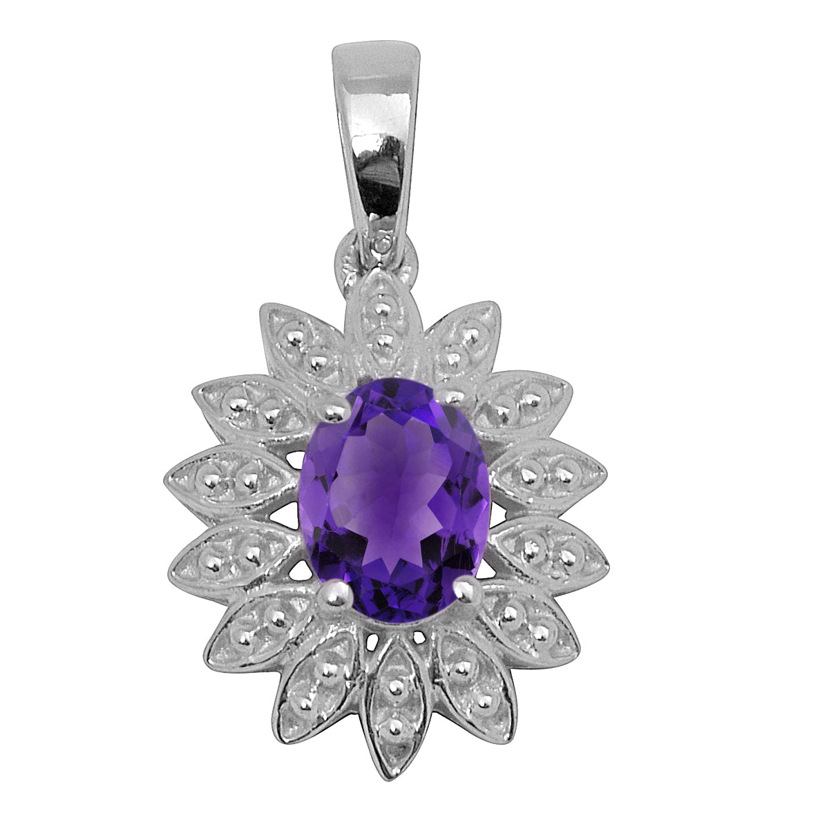 Victorian Design Multi Choice Gemstone Pendant