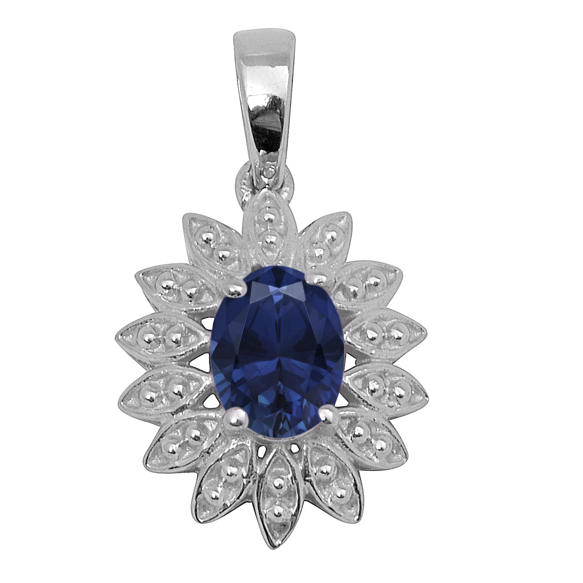 Victorian Design Multi Choice Gemstone Pendant