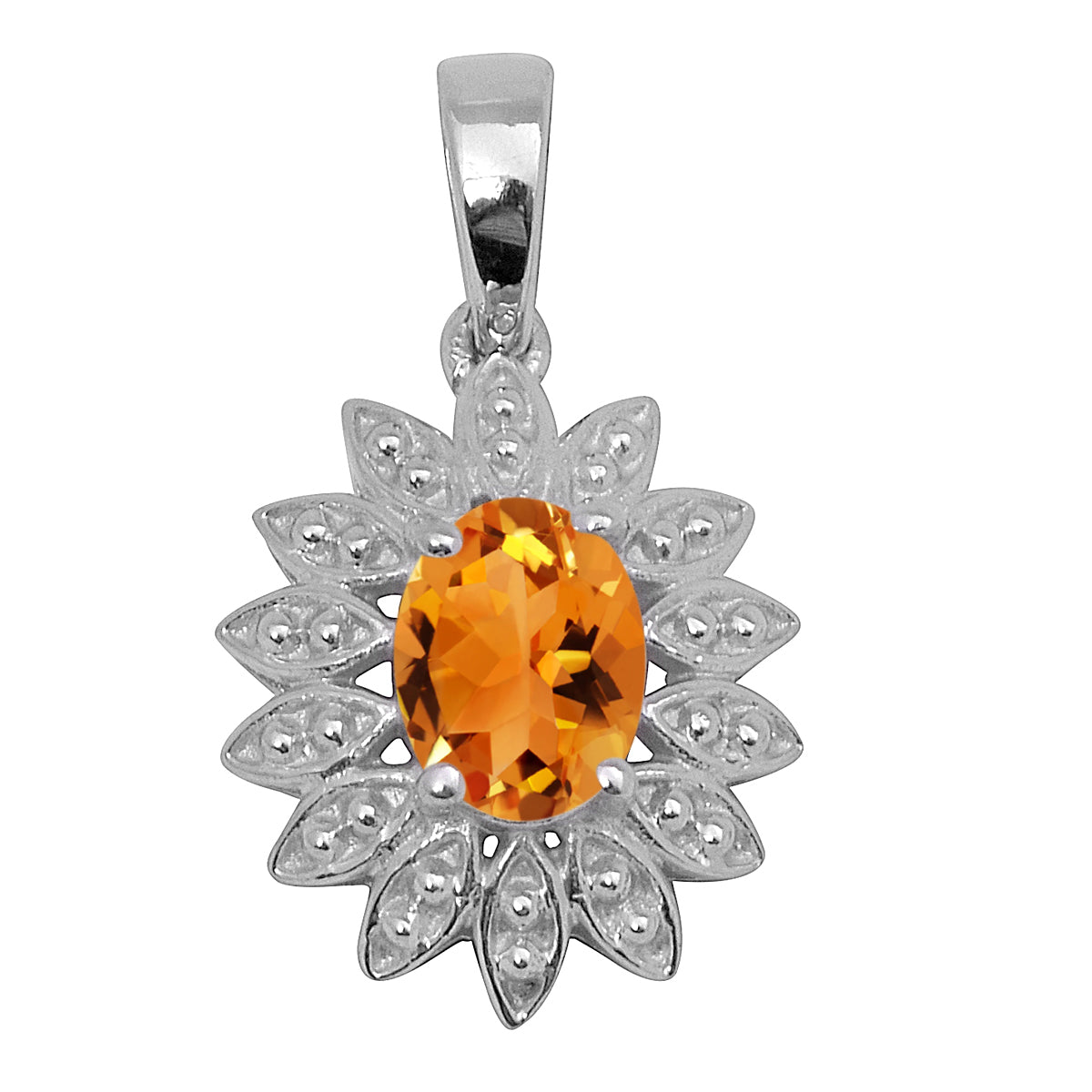Victorian Design Multi Choice Gemstone Pendant