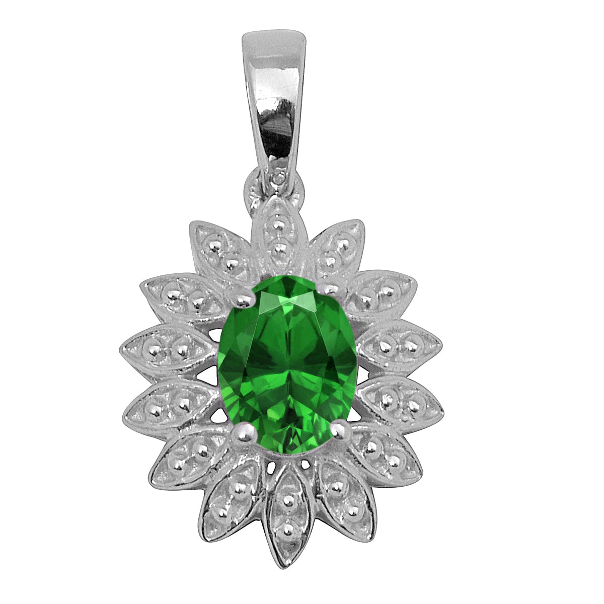 Victorian Design Multi Choice Gemstone Pendant