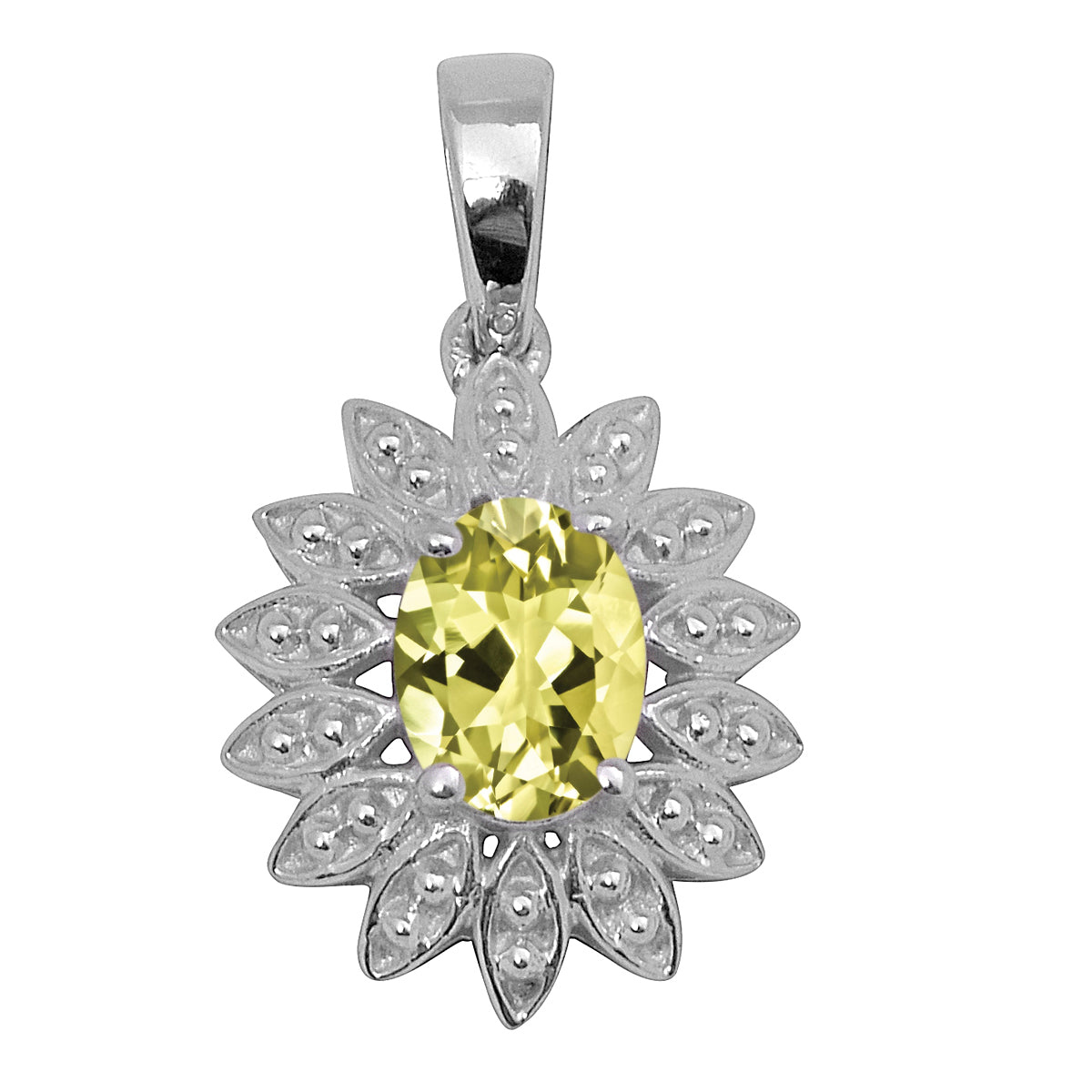 Victorian Design Multi Choice Gemstone Pendant