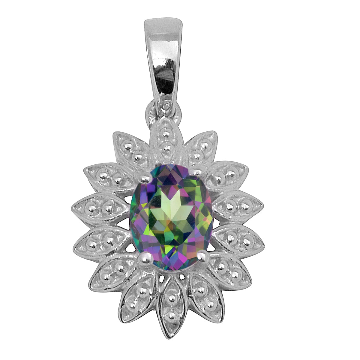 Victorian Design Multi Choice Gemstone Pendant