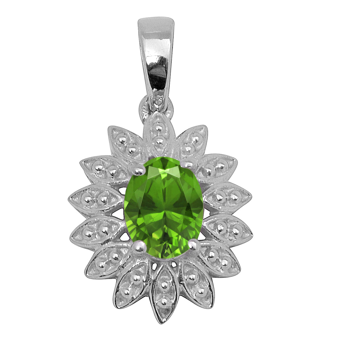 Victorian Design Multi Choice Gemstone Pendant