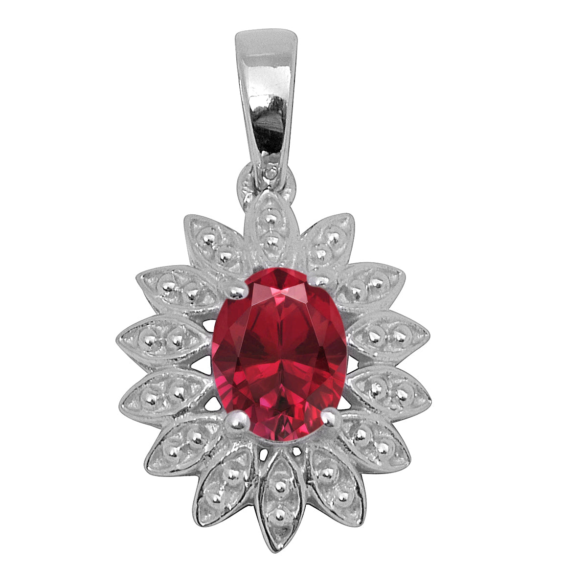 Victorian Design Multi Choice Gemstone Pendant