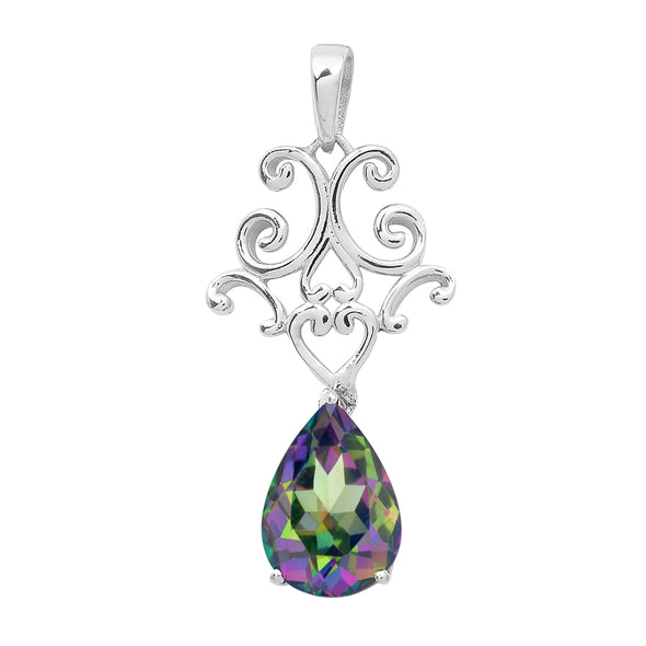 Tree Design Multi Choice Gemstone Pendant