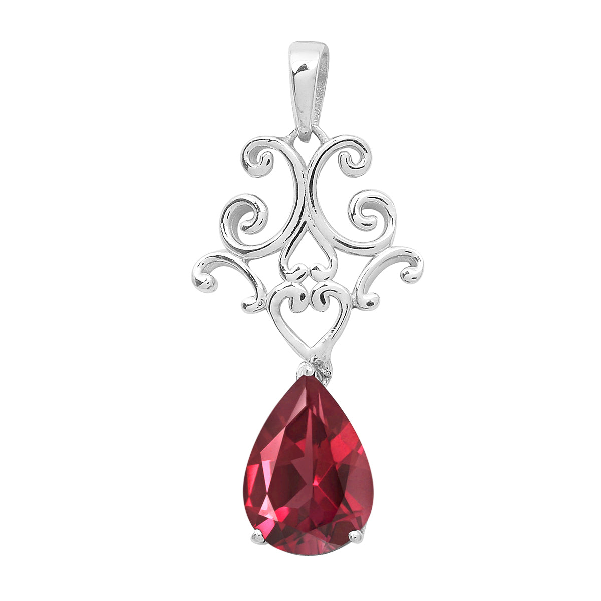 Tree Design Multi Choice Gemstone Pendant