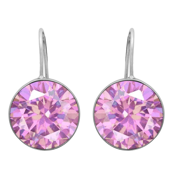 Round 6 MM Multi Choice Gemstone 925 Sterling Silver Earring