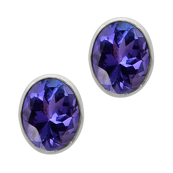 Oval 6X4 MM Multi Choice Gemstone 925 Sterling Silver Earring