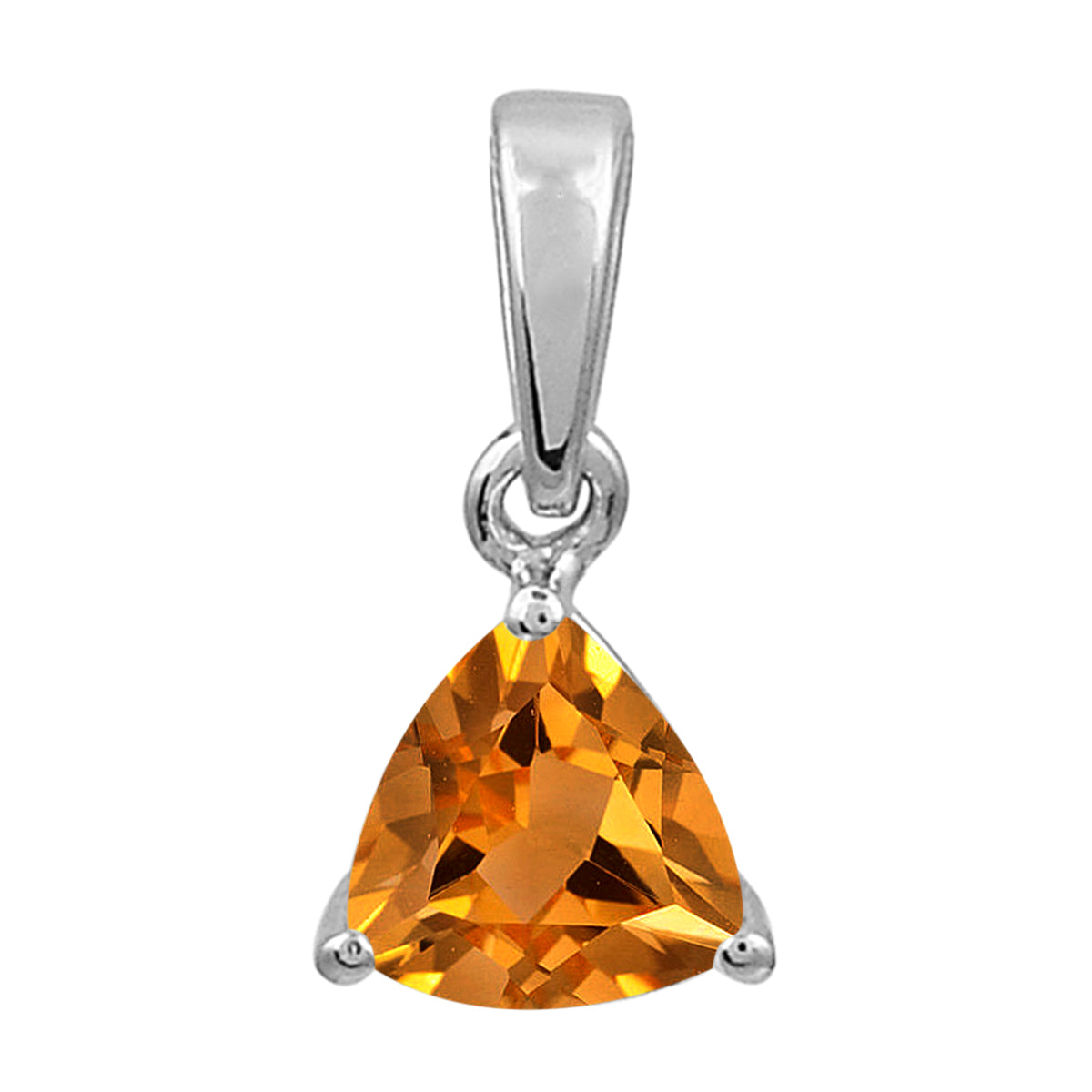 Trillion Cut Multi Choice Gemstone Pendant