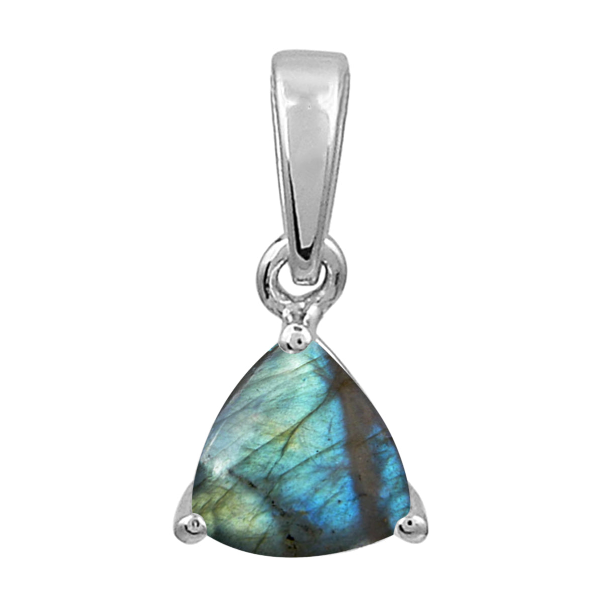Trillion Cut Multi Choice Gemstone Pendant