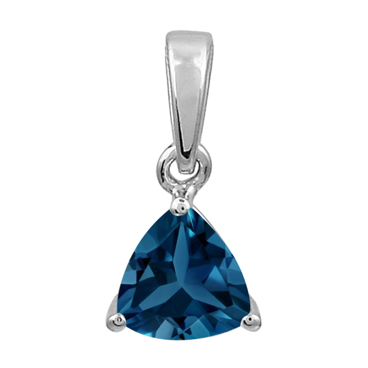 Trillion Cut Multi Choice Gemstone Pendant