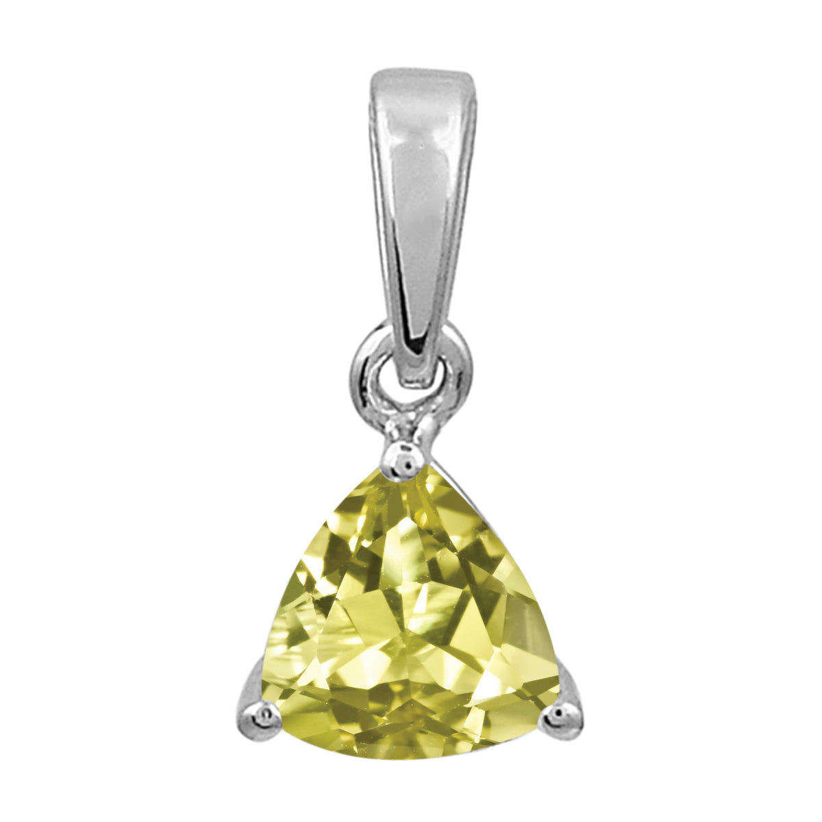 Trillion Cut Multi Choice Gemstone Pendant