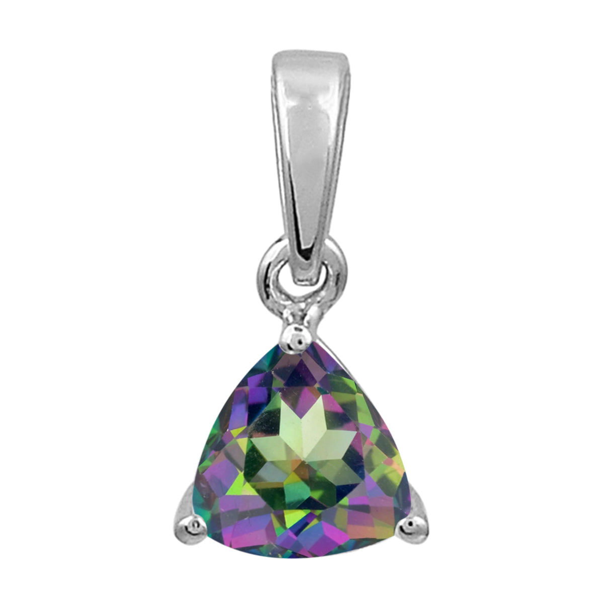 Trillion Cut Multi Choice Gemstone Pendant