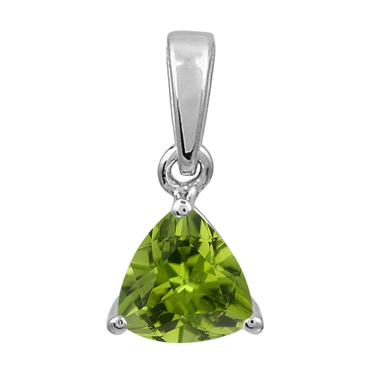 Trillion Cut Multi Choice Gemstone Pendant