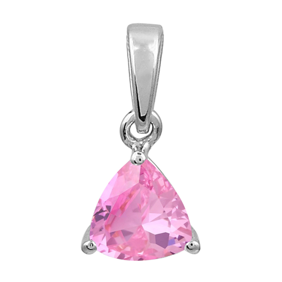 Trillion Cut Multi Choice Gemstone Pendant
