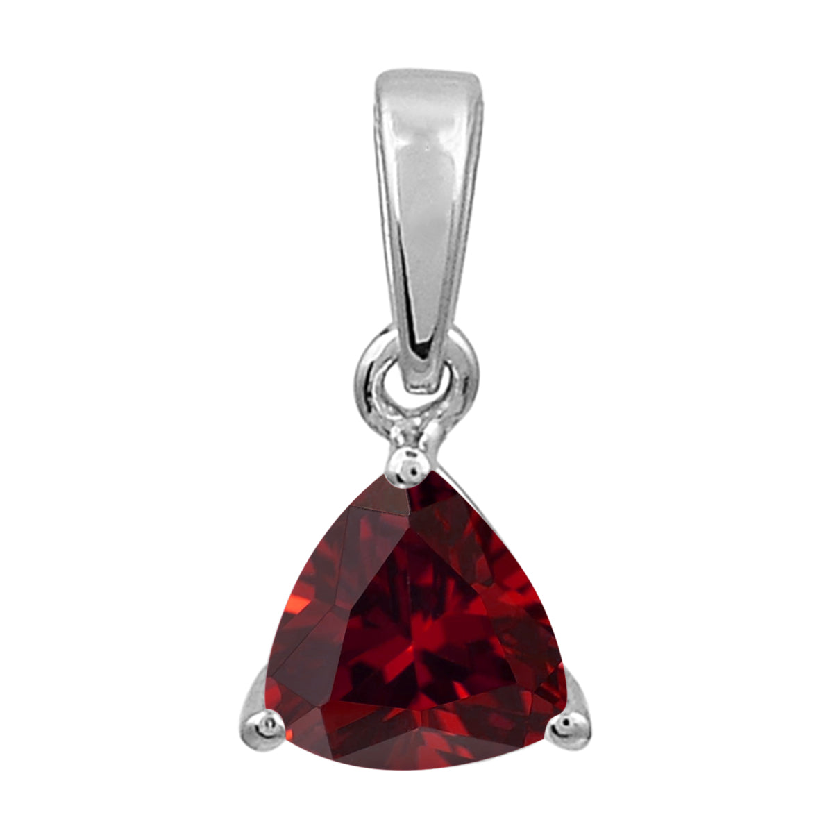 Trillion Cut Multi Choice Gemstone Pendant