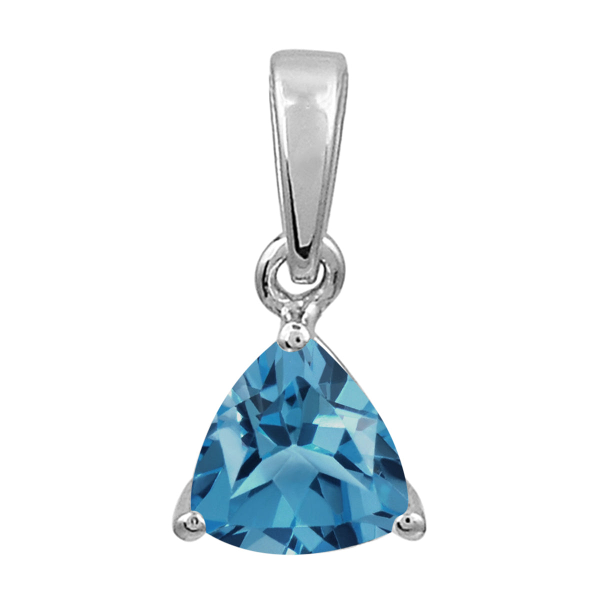 Trillion Cut Multi Choice Gemstone Pendant