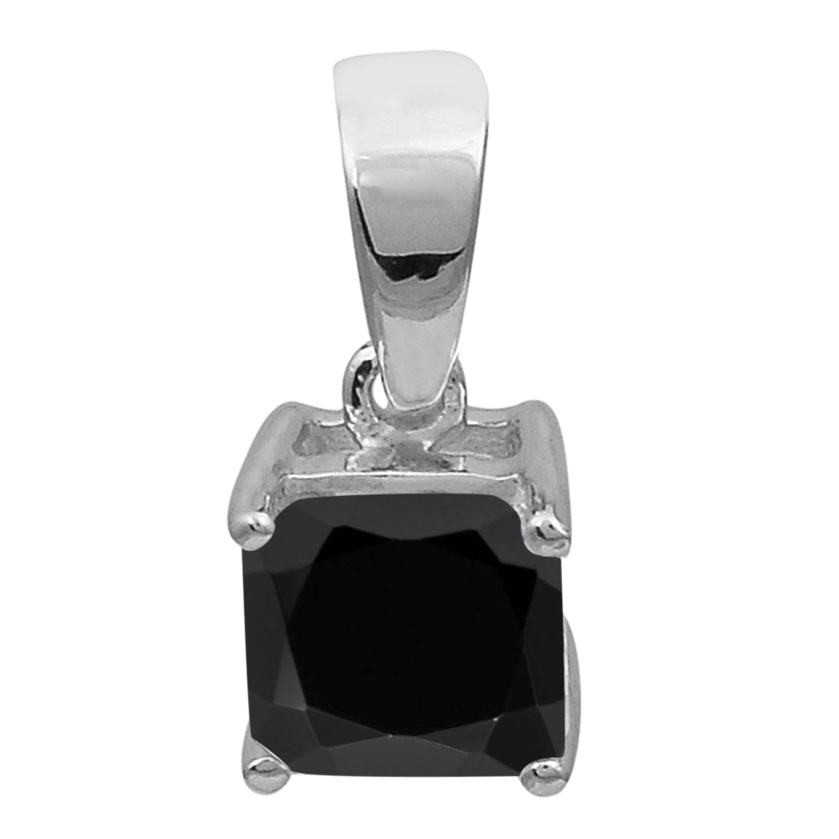 Square Cut Multi Choice Gemstone Pendant