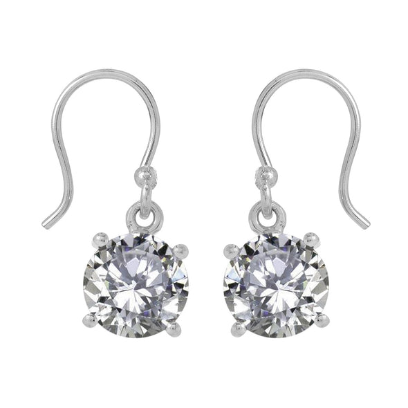 Round Shape Multi Choice Gemstone 925 Sterling Silver Dangle Earring