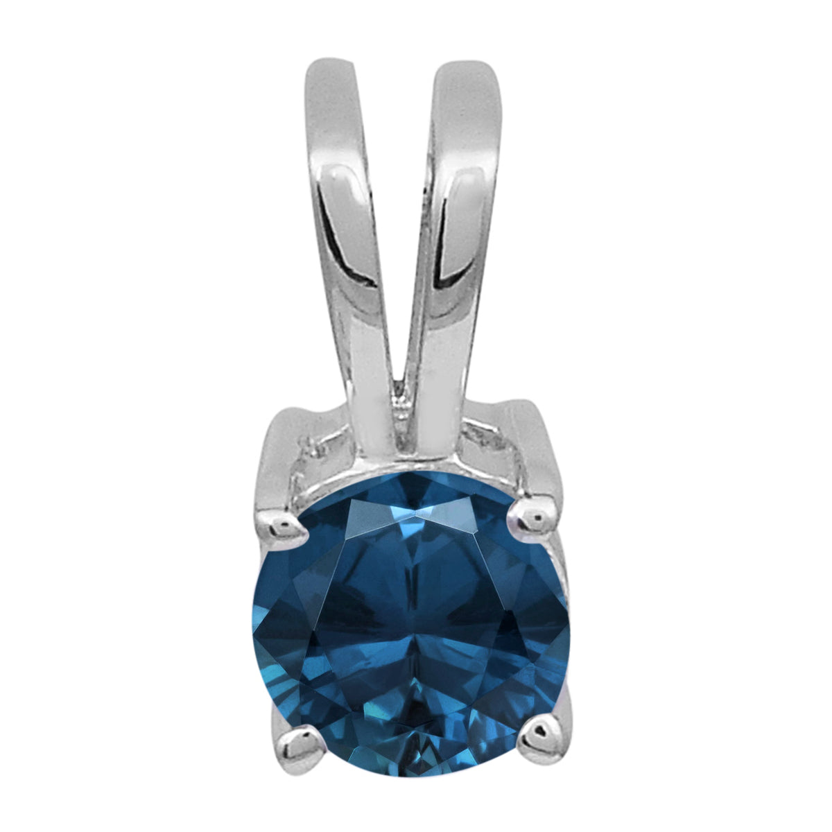 Round Cut Multi Choice Gemstone Pendant
