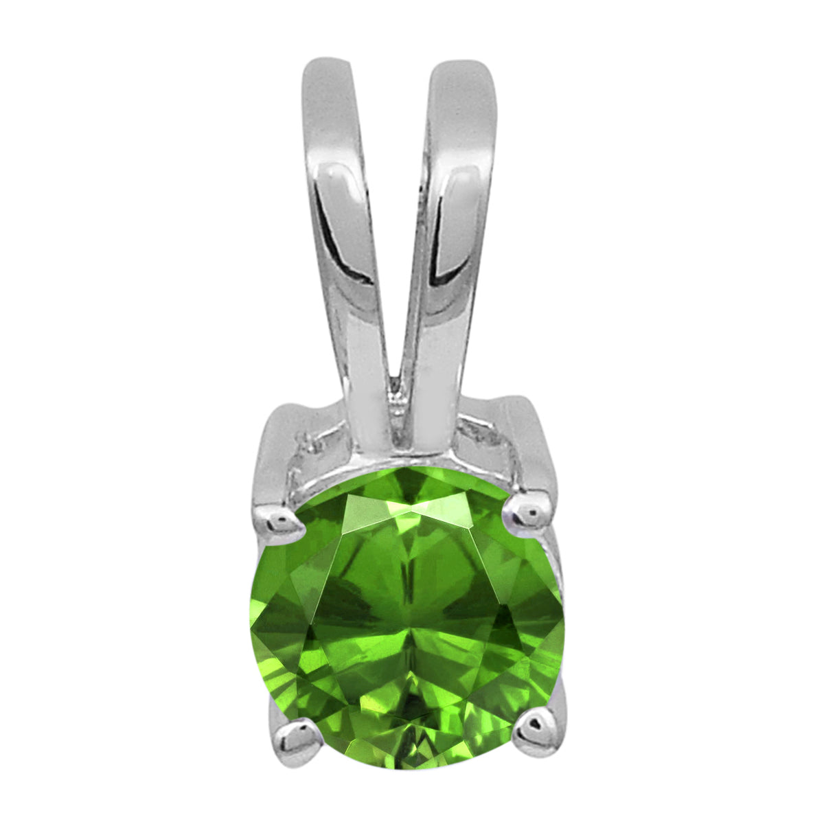 Round Cut Multi Choice Gemstone Pendant