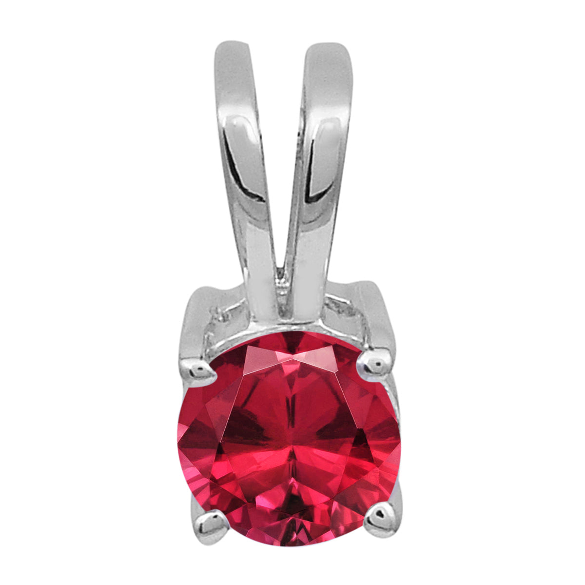 Round Cut Multi Choice Gemstone Pendant