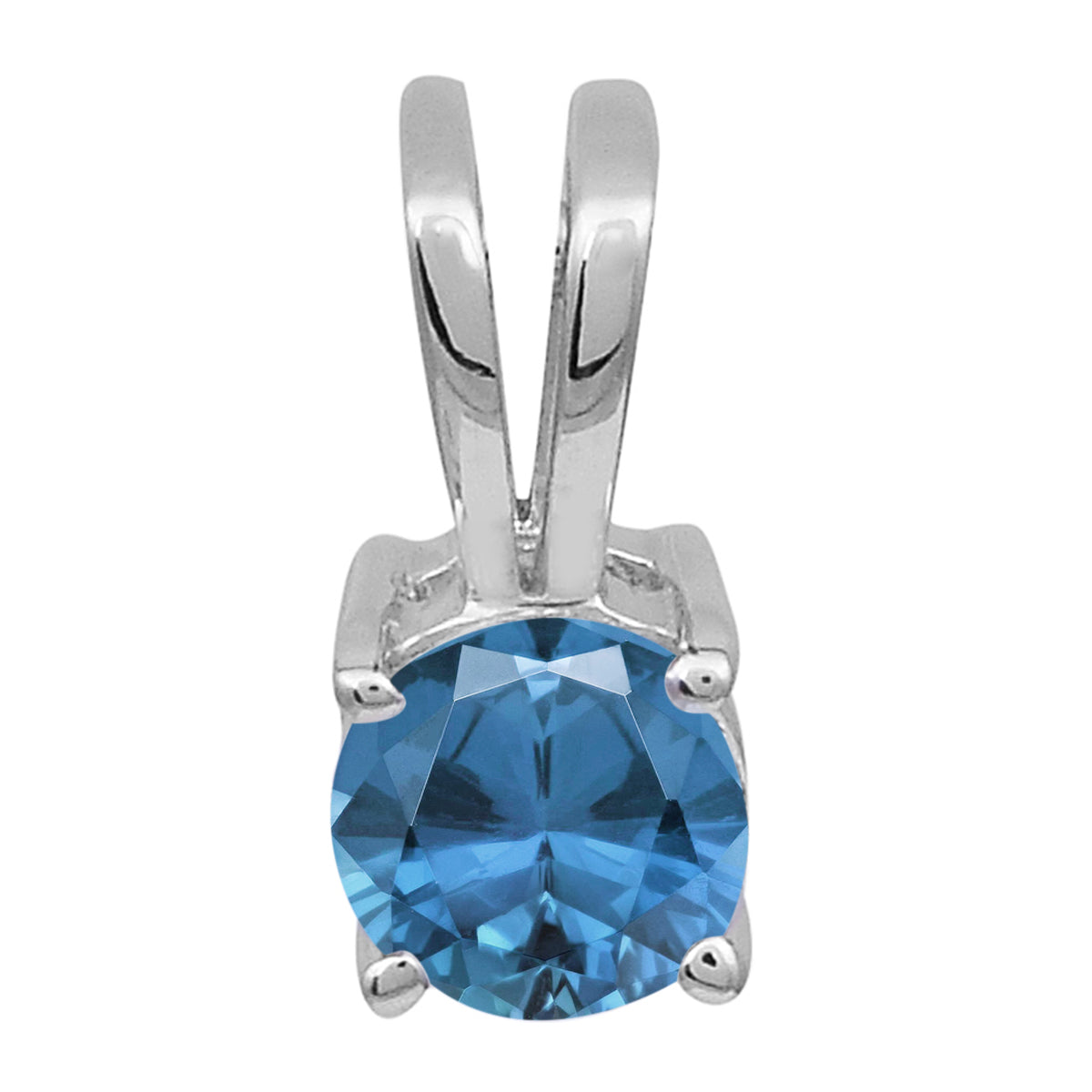 Round Cut Multi Choice Gemstone Pendant