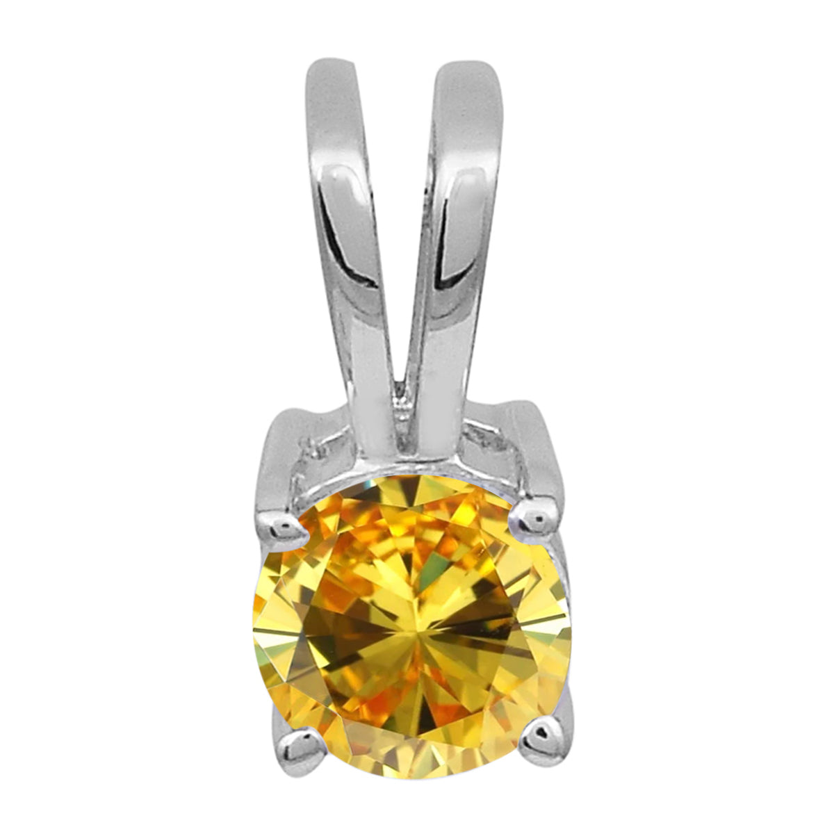 Round Cut Multi Choice Gemstone Pendant