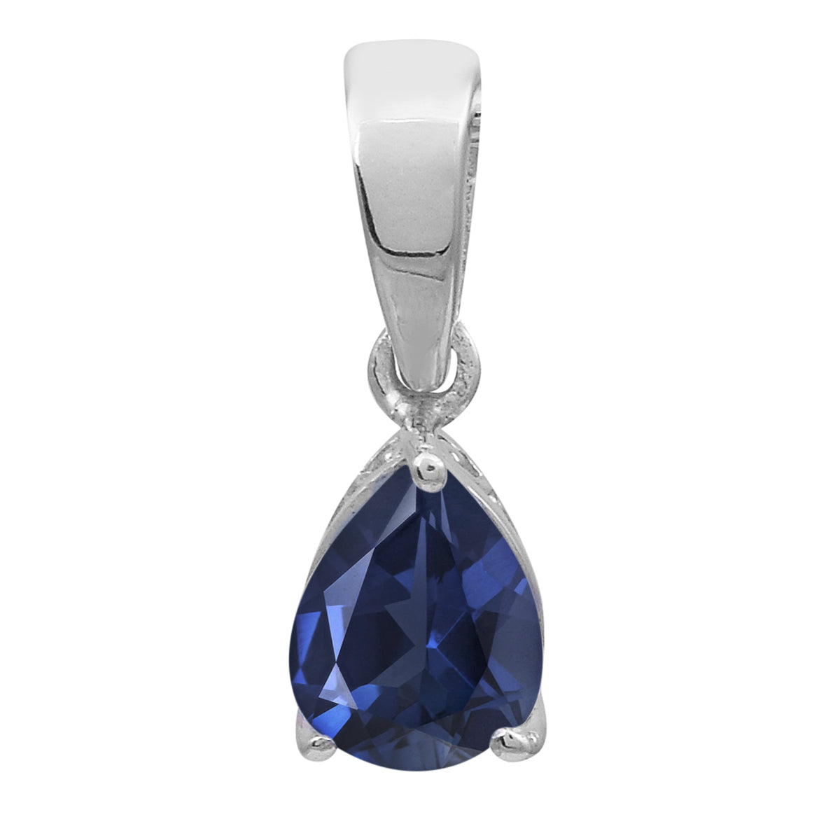 Pear Cut Multi Choice Gemstone Pendant