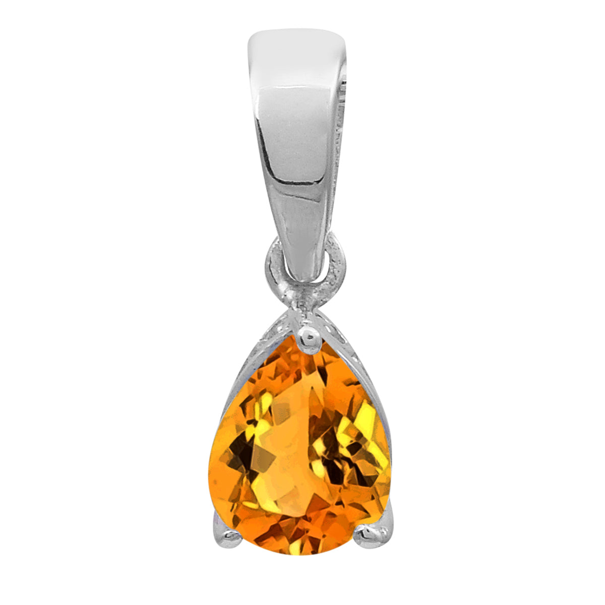 Pear Cut Multi Choice Gemstone Pendant