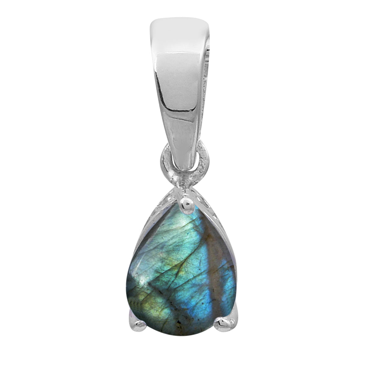 Pear Cut Multi Choice Gemstone Pendant