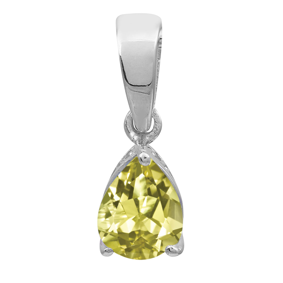 Pear Cut Multi Choice Gemstone Pendant