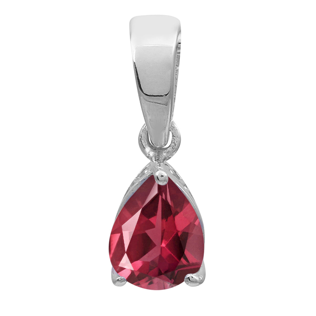 Pear Cut Multi Choice Gemstone Pendant
