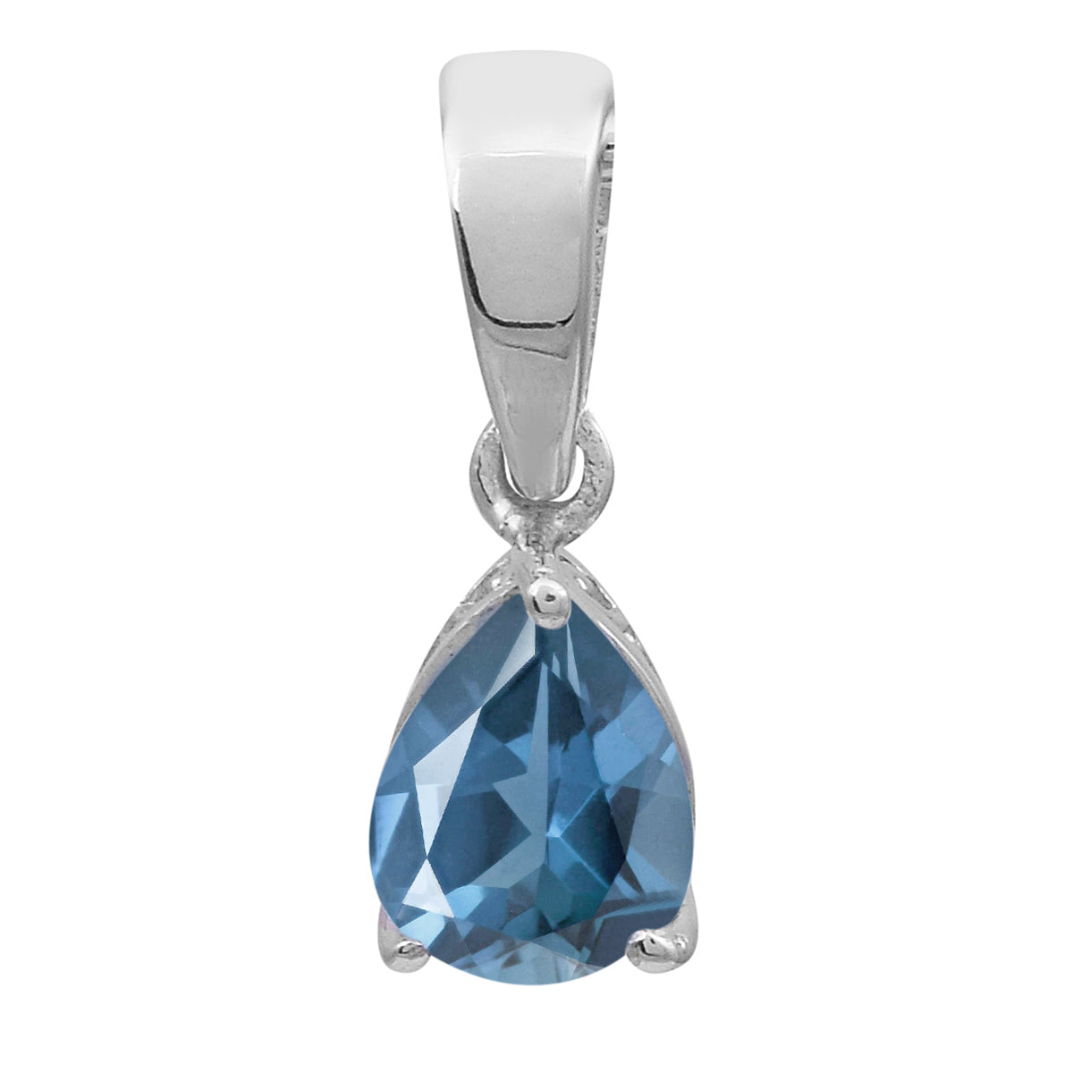 Pear Cut Multi Choice Gemstone Pendant