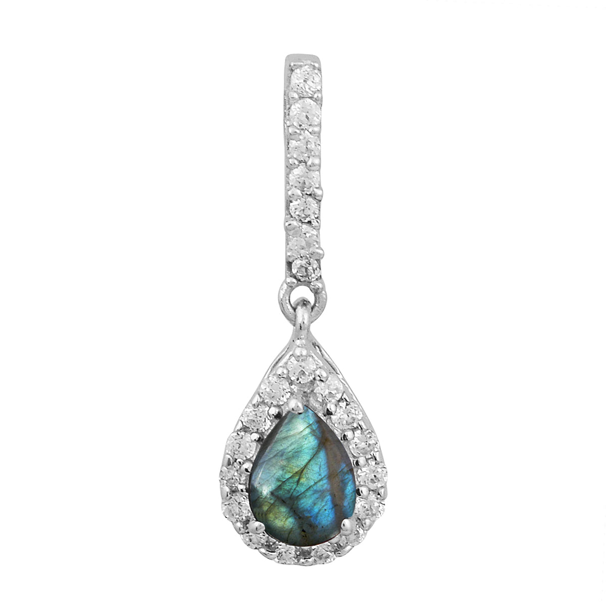 Tear Drop Pear Multi Choice Gemstone Pendant