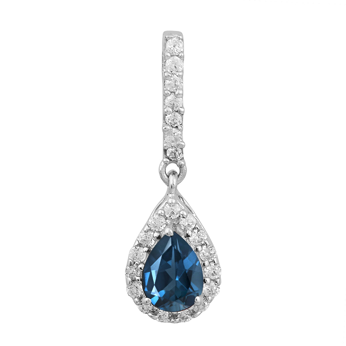 Tear Drop Pear Multi Choice Gemstone Pendant