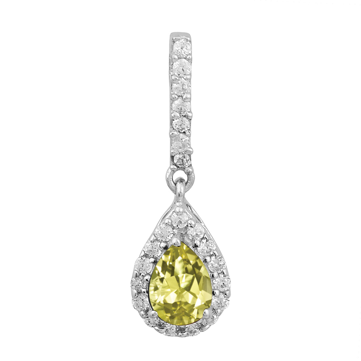 Tear Drop Pear Multi Choice Gemstone Pendant